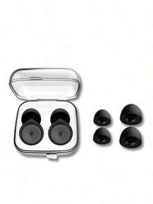 Bouchons d'oreilles en silicone flexibles et réutilisables réduisant le bruit - Bouchons d'oreilles ultra-confortables avec embouts supplémentaires pour le sommeil, doux et confortables pour une concentration profonde, les voyages, la sensibilité, le travail, le camping, les voyages, les ronflements, les concerts et les études, cadeaux de vacances personnalisés pour hommes et femmes - Multicolore 2 - Voir 14