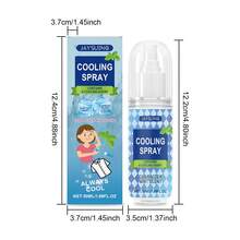 Summer Instant Cooling Body Spray Portable Refreshing Chill Mist Long Lasting Heat Relief Spray For Outdoor Workout Travel Daily Skin Care - Cooling Spray - View 3