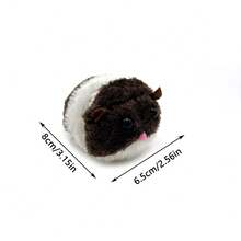 Cat Toy Realistic Vibrating Mouse Pull String Vibrating Animal Shaped Toy - Random Style Pull Ring Hamster - View 2