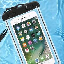 1pc Minimalist Universal PVC Waterproof Phone Pouch, Phone And Wallet Underwater Bag, Essential For Outdoor Camping And Travel, Practical Gift For New Year, Valentine's Day, Graduation - Multicolor - View 2