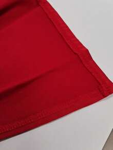 Basrey New Elegant Red Solid Color Tie Neck High Waist Backless Cocktail Dress, Mermaid Dress, Long Dress, Suitable For Wedding, Party, Date And Other Occasions, Valentine's Day Spring - Red - View 6