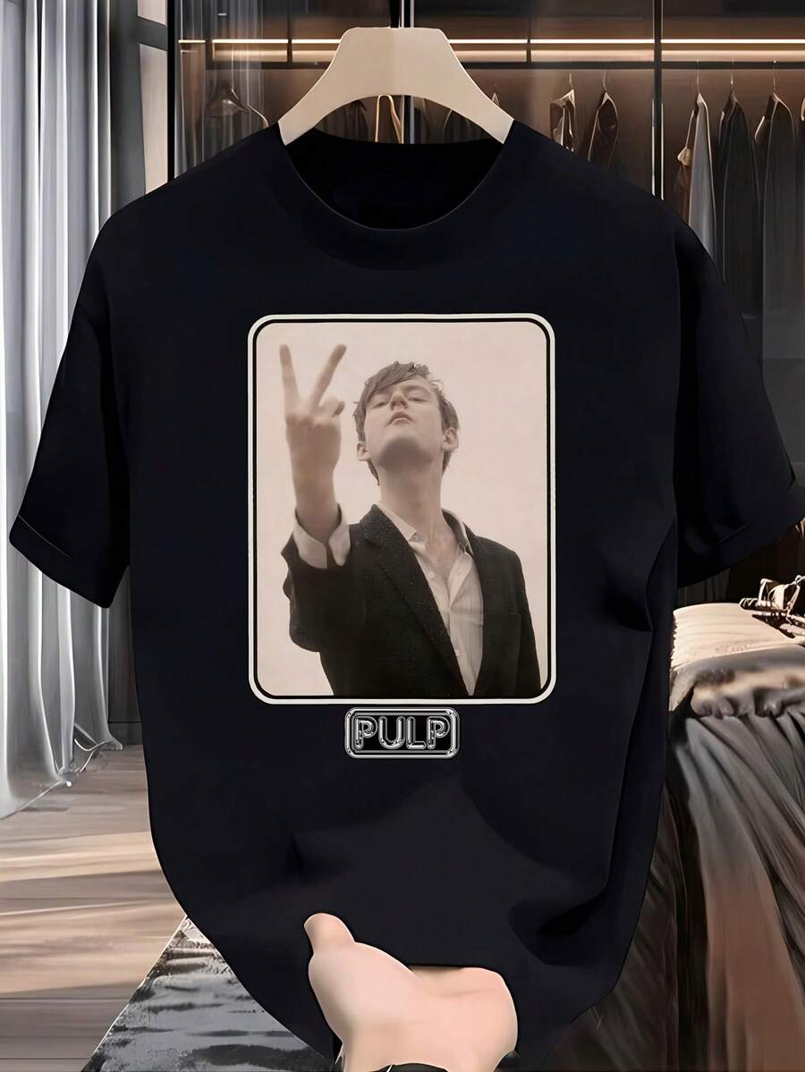 Men T-Shirts - Black - View 1