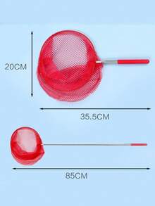 Stainless Steel Telescopic Kids Fishing Insects Net For Outdoor Beach Fishing Accessories Children Playing Mini Fishing Net - Multicolor - View 9