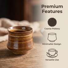 200ml New Ceramic Coffee Cup, Handheld Mug, American Espresso Latte Art Cup, Coarse Ceramic Texture, Comfortable Grip, Heat Resistant, Easy To Clean, Vintage Afternoon Tea Cup, Minimalist Elegant, Hotel Homestay Couple Pair Cup, Home Office Water Cup Tea Cup, Perfect As A Gift - Multicolor - View 5