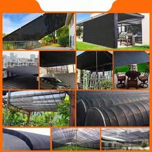 1pc Multi-Size Sunshade Net, Outdoor Thickened UV-Resistant Shade Cloth, Suitable For Balcony, High-Quality Shade Fence - Durable, Tear-Resistant, Easy To Install, Suitable For Garden And Pool - With Hemming And Eyelets, Privacy - A - View 2