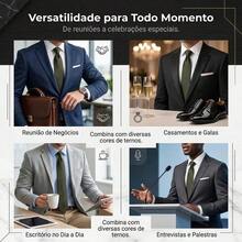A Matte Twill Tie, A Versatile Tie Suitable For Work, Interviews, And Weddings. - 軍綠色 - 查看 4