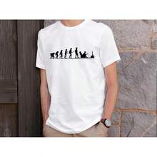 Evolution Gamer T-Shirt, Funny Video Game Tee - White - View 2