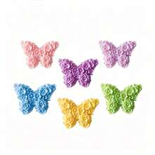 Rose Flower Butterfly Silicone Mold For Candle, Aromatherapy, Plaster, Soap, Home Candle Decor - A-White - View 4