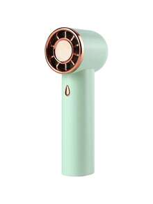 AOYI 1pc Rechargeable Digital Display Portable Handheld 100-Speed Adjustable Mini USB Charging Fan - Multicolor - View 13