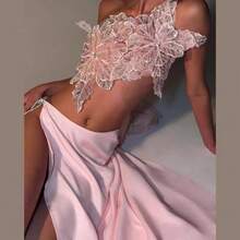 1pc Luxury Fashion Women's Sparkling Rhinestone Brooch, Crystal Suit Jacket Corsage, 3-Layer 3D Hand-Embroidered Beaded Flower Brooch For Men And Women Clothing, Creative Clothing Applique Ornament, Shiny Clothing Accessory Fabric Decoration Patch, Elegant Floral Embroidery Beaded Bridal Dress Accessory, Dopamine Beach Swimwear Accessory, Chinese Style Formal Wear Accessory, Comes With 2 Brooches - Multicolor - View 5