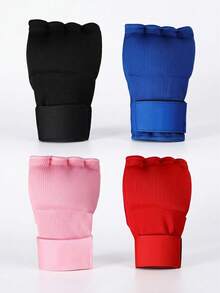 Long Boxing Bandages, Unisex, With Thick Elastic Lining To Protect Hands, Suitable For Muay Thai, MMA, Kickboxing, Martial Arts And Boxing Training - Multicolor - View 5