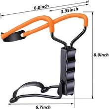 Professional Slingshot Set Classic Construction Hunting Slingshot With Sturdy Bow 2 Packs Ammo Band For Adults Outdoor Shooting - Default - View 3