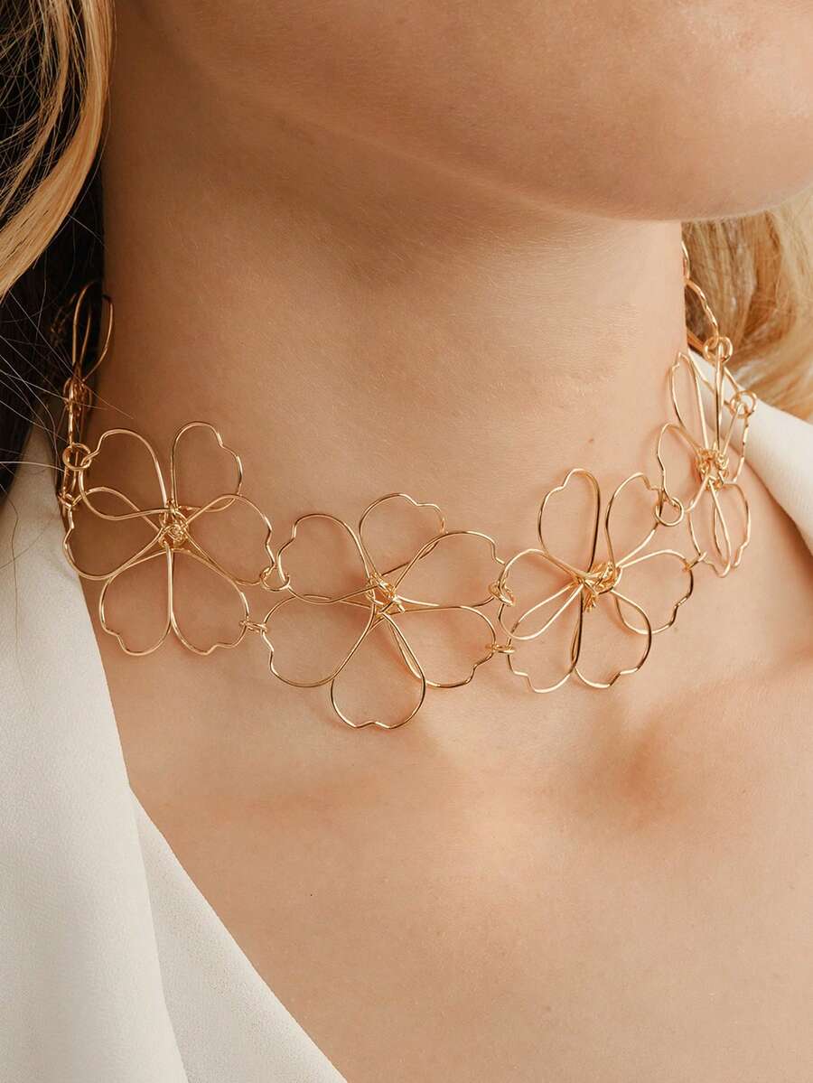 Nocturel Choker - Emas - View 1