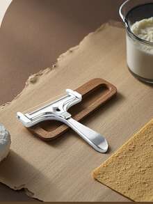 1pc Stainless Steel Cheese Slicer With Adjustable Wire, Heavy Duty Metal Cheese Cutter For Block Cheese And Butter, Adjustable Thickness Wire Cheese Knife, Charcuterie Board Entertaining Cooking Kitchen Gadget - View 9