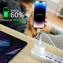 240W USB C To USB C Cable, 3.3 Meters/6.6ft C To C Fast Charging Cord, Compatible With Macbook Pro/Air, Pro 12.9", 17 16 15/Pro Max/Pro/Plus, Galaxy S25 24 23 Supporting 140W/100W/65W/45W/35W/20W Charging - Multicolor - View 3