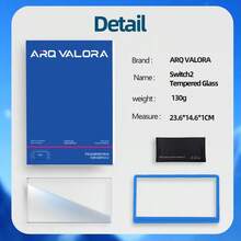 ForSwitch 2 Ultra HD Anti Blue Light Screen Protector ForSwitch 2 Tempered Glass 9H Film Ultra-Clear Screen Tempered Film - View 3