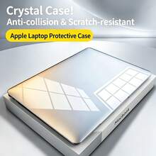 Upgraded Crystal Clear Protective Case, Four-Corner Full Coverage Shock-Absorbing Anti-Collision, High Transparency PC Material Non-Yellowing Laptop Protective Shell - View 3