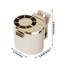 New Waist Clip Fan, Outdoor Waist Clip Small Fan, Multi-Functional USB Rechargeable Handheld Fan, Desktop Mini Small Fan - A - View 13