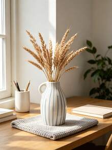 1pc European Luxury Ceramic Universal Vase, Suitable For Home Living Room, Entryway, Model Home, Hotel Tabletop Decor, Artistic Vase, Can Be Used For Flower Arrangement, Minimalist Living Room Exhibition Hall Decoration, Home Decor, Vase, Centerpiece, Tabletop Decoration, Valentine's Day Gift - Multicolor C - View 6