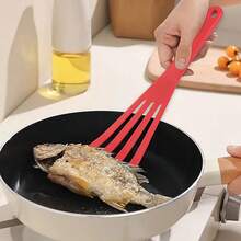 Espátula para freír de silicona, espátula para carne de alta temperatura, espátula para freír pescado, cocina antiadherente, utensilios de cocina especiales, 1. MG8M - estilo 2 morado - Ver 10