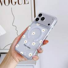 1 buah Casing Ponsel TPU Transparan Anti-Sidik Jari Motif Kartun Kucing Bunga Matahari Minimalis, Penutup Penuh, Kompatibel dengan iPhone 16 Pro Max/16/16 Pro/16 Plus/11/15/15 Pro/15 Pro Max/12/13/14 Pro Max/XS/XR/11 Pro/11 Pro Max/12 Pro/12 Pro Max/13 Pro/13 Pro Max/7 Plus/14 Pro/14 Pro Max/14 Plus/7 Plus/8 Plus/8/SE2/12 Mini/13 Mini, Cangkang Keras Anti-Menguning - MultiWarna - View 3