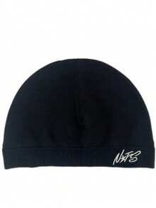 1pc Solid Color Letter Nylon Outdoor Sports Cycling Cap, Soft Breathable Sports Cap, Elastic With Ear Flaps, Unisex With Embroidery, - N Type - View 9