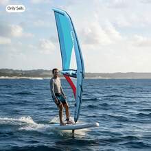 Quiltern Oxford Cloth PVC Inflatable Windsurf Sail With 360° Rotatable Base, Portable Adult Water Surf Equipment With Pump Backpack Foot Strap For Seaside Outdoor Sport Gift - Modern - View 6