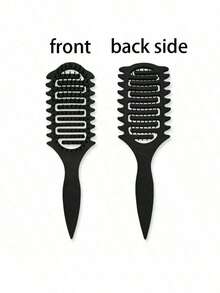 1pc Newly Upgraded Curling Comb, Hollow Design, Special Comb Teeth And Structure, Suitable For All Hair Types, Reduces Hair Loss, Pulling And Split Ends, Unisex, Easily Create Curly Hairstyles, Suitable For Hair Salons - Multicolor - View 11