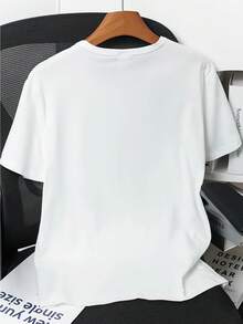 (Loose Version)Disney Zootopia 2 Judy, Nick, And Gary Printed Round-Neck Short-Sleeve T-Shirt, Machine-Washable Fabric, Suitable For DailyThemed - 白色 - 查看 2