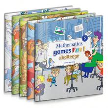 Fun Math Game Challenge Series, Math Puzzles And Logic Game Book With Number, Pattern And Problem Solving Activities, Gamified Learning Pages, Colorful Illustration Design, Multiple Themes Available - Fun Challenges In Math Games - View 2