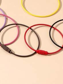5/10/15/Jewelry Making Clasps & Hooks - Colored Steel Wire Rings - View 4