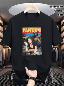 Men T-Shirts - Hitam - View 1