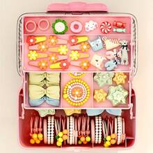 1pc Fashionable Cosmetics Storage Box, Bow Tie Multi-Layer Storage Box, Handheld Desktop Storage Container, Made Of Sturdy Plastic. Make It An Ideal Storage Organizer For Jewelry, Hair Accessories, And Cosmetics - Multicolor - View 6