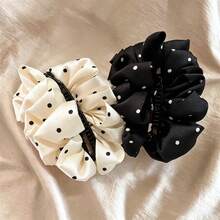 1/2 Stück 2026 Oversized Französische Polka Dot Wolken-Haarklammer, Bubble-Schleifen-Haarklammer, elegante Schmetterlings-Haarklammer, Hochsteck-Sommer-Outfit-Haarklammer Strand-Accessoire - Verschiedenfarbig - Übersicht 1