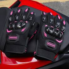 1 Pc Summer Motorcycle Glove Full Finger Gloves Motorcycle Riding Gloves Outdoor Sports Gloves Anti Fall And Off-Road Riding Equipment Unisex Rider Gift - Multicolor - View 2