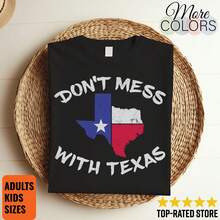 Don't Mess With Vintage Texas State Map F1lag TShirt, Pride Proud D1ALLAS Houston Austin San Antonio El Paso Fort Worth Travel Unique Gift, - Negro - Ver 1