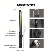 COB Portable LED Work Light Wireless Magnetic LED Work Light For Car Repair, Home, Garage, Emergency Inspection - 多色 - 查看 3