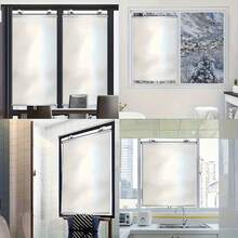 2Pcs Thermal Sunshade Roller Blinds With 6 Suction Cups No-Drill Easy Installation Curtains Indoor Blackout Sun Protection Curtains UV-Resistant Car Sunshades 15.7"X23.6" / 17.7"X49.2" - 2pcs - View 4
