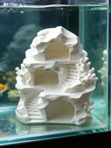魚缸躲避洞/水族館裝飾/鬥魚洞/水景裝飾/樹脂魚屋/水下景觀/水族館配件/魚類繁殖洞/可愛魚缸裝飾/桌面水族館佈置/海洋主題裝飾 - 魚缸造景 - 查看 1