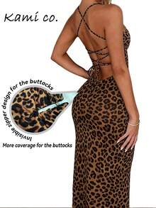 Strapless Sexy Backless High Waist Dress With High Slit, Sleeveless Party Gown For Prom, Graduation Elegant - Brown - View 5
