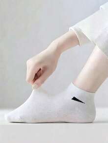 1/10/20/30 pares de calcetines deportivos de pareja con estampado neutro, calcetines cortos, regalo de vacaciones de primavera/verano, calcetines tipo barco para mujer, calcetines cortos para hombre, calcetines de verano, calcetines tipo barco para hombre, calcetines de verano, calcetines blancos, calcetines tipo barco para hombre, absorbentes de humedad, calcetines tipo barco finos de verano/otoño, calcetines desechables transpirables, calcetines cortos para mujer, calcetines para estudiantes, calcetines para niños, calcetines cortos para adultos, calcetines para mujer, calcetines para hombre, adecuados para uso en el hogar y viajes - Multicolor - Ver 3