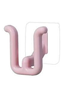 1-5pcs/Pack | 5*3.5*7cm No-Drill Self-Adhesive Slipper Hooks, Bathroom/Kitchen Wall Shoe Rack. Suitable For Tiles/Glass/Metal/Smooth Wood; Not Suitable For Rough Walls. Easy Installation, Slight Color Difference Is Normal. - Multicolor - View 7