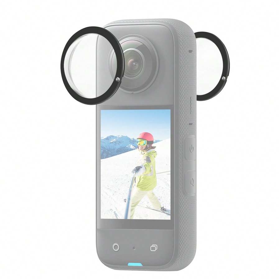 PULUZ 適用於 Insta360 X3 全景相機的鏡頭保護蓋 (顏色:黑色) - 查看 1