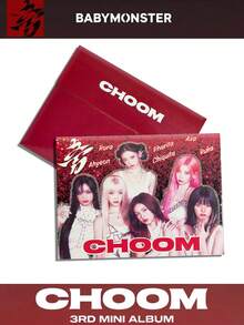 限量版 BAMONSTER-CHOOM 第3張迷你專輯官方小卡套組，K-Pop 女團專輯收藏卡，Ahyeon/Ruka/Pharita/Rora/Asa/Chiquita 粉絲收藏周邊禮物 - 彩色 - 查看 3