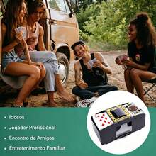 Automatic Card Shuffler For Uno And Truco Decks - Multicolor - Ver 2