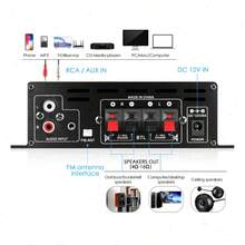 AK380 RV Stereo Amplifier 2-Channel 12V Car Audio Power Amplifier, Designed For RVs And Campers, Stable Output For Long Trips, Compact Metal Housing, Clear Sound Quality For RV Living Space, Travel And Outdoor Driving (Battery Not Included) - Black - View 9