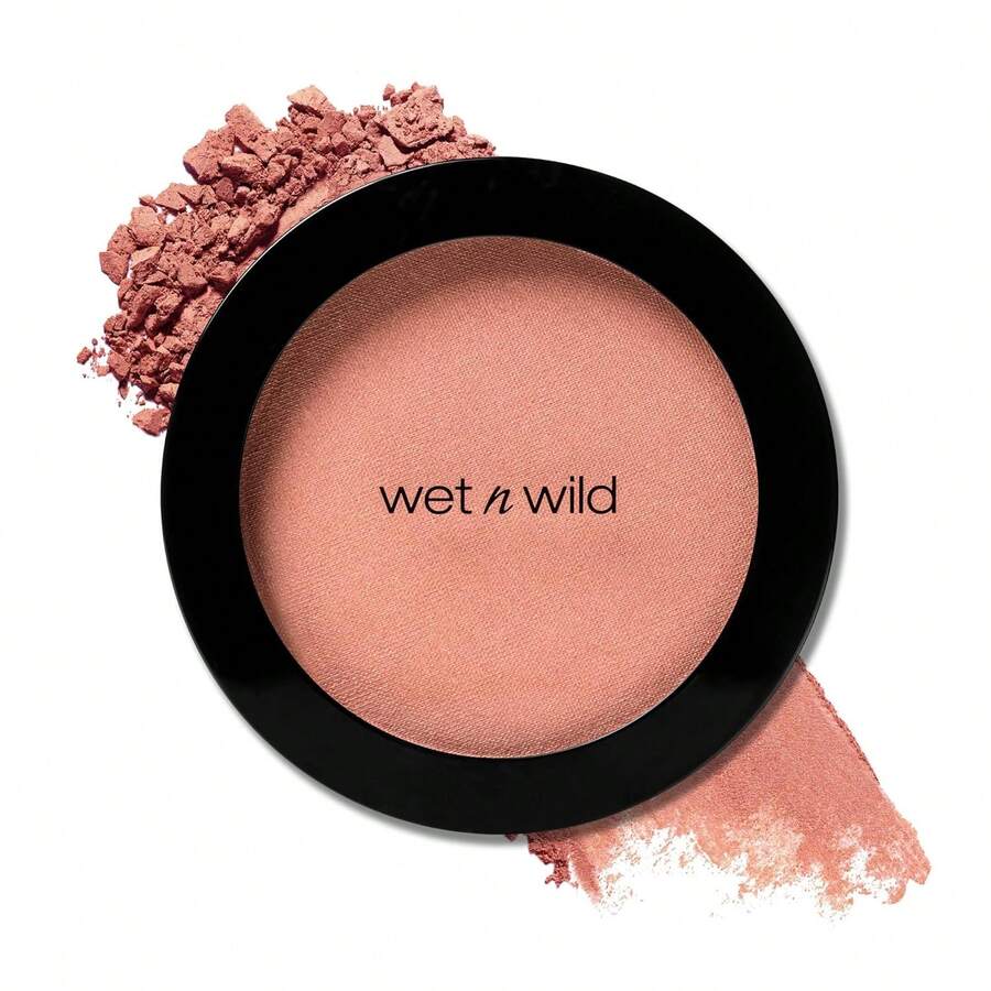 Wet N Wild Color Icon Blush, Effortless Matte Sheer Glow & Seamless Blend, Luxuriously Infused Smooth Jojoba Oil, Cruelty-Free & Vegan - Pinch Me Pink-Father's Day - 珠光粉紅色 - 查看 1