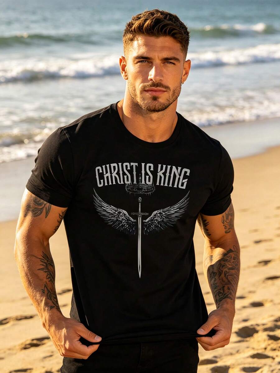 Camisetas de hombre - Negro - Ver 1