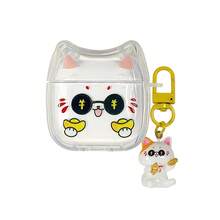 1 Set Money Ingot Cat Earbud Case Compatible With Apple New 4/Pro 3 Earbud Protective Cover Case 2nd 3rd Generation Personalized Cartoon Protective Case PRO 2 Anti-Drop PRO 3 - Multicolor - View 6
