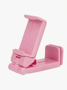 1pc Adjustable Airplane Phone Holder Clip - 360° Rotating Travel Phone Stand, Travel Essential, Holiday Essential, Suitable For Table Tray, Portable And Durable, Phone Accessory - Multicolor - View 9